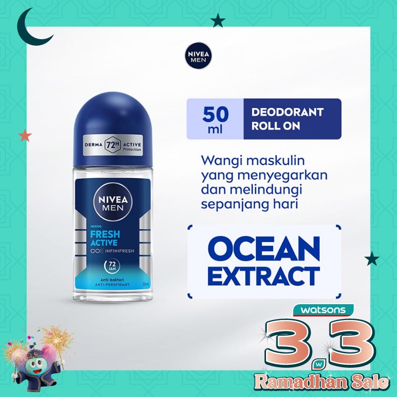 Men Roll On Fresh Active 50ml