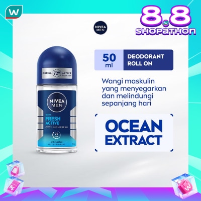 NIVEA Nivea Men Deodorant Roll On Fresh Active 50ml