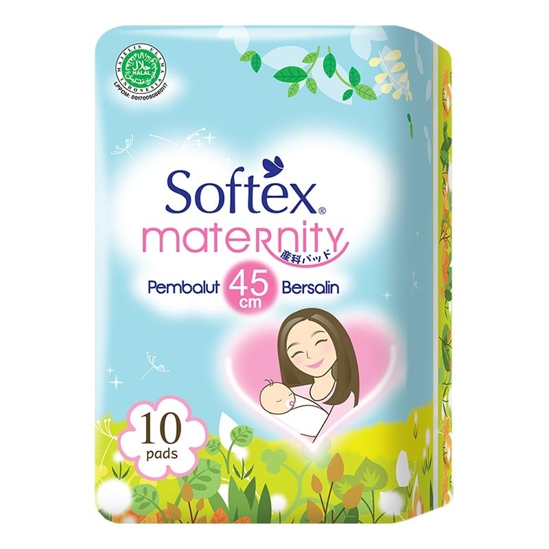 Promo Harga Softex Maternity 45cm 10 pcs - Watsons