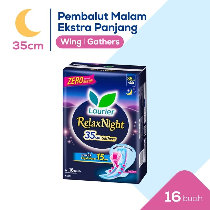 Relax Night With Gathers 35 cm 16 Pcs image