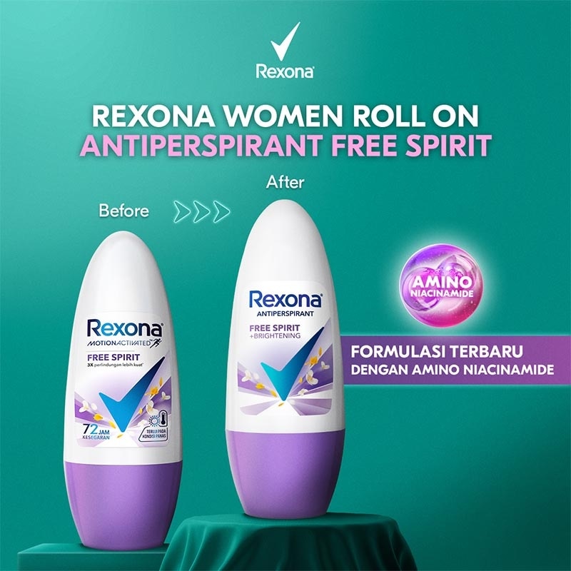 Women Deodorant Anti-Perspirant Roll On Free Spirit 45ml