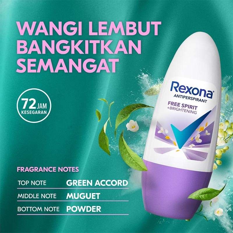 Women Deodorant Anti-Perspirant Roll On Free Spirit 45ml