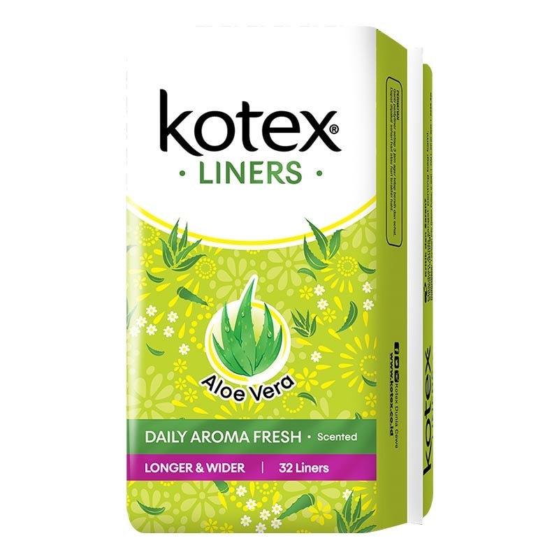 Aloe Vera Pantyliner Longer & Wider 32'S