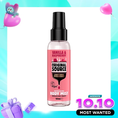 ORIGINAL Original Source Body Mist Vanilla Raspberry 100ml image
