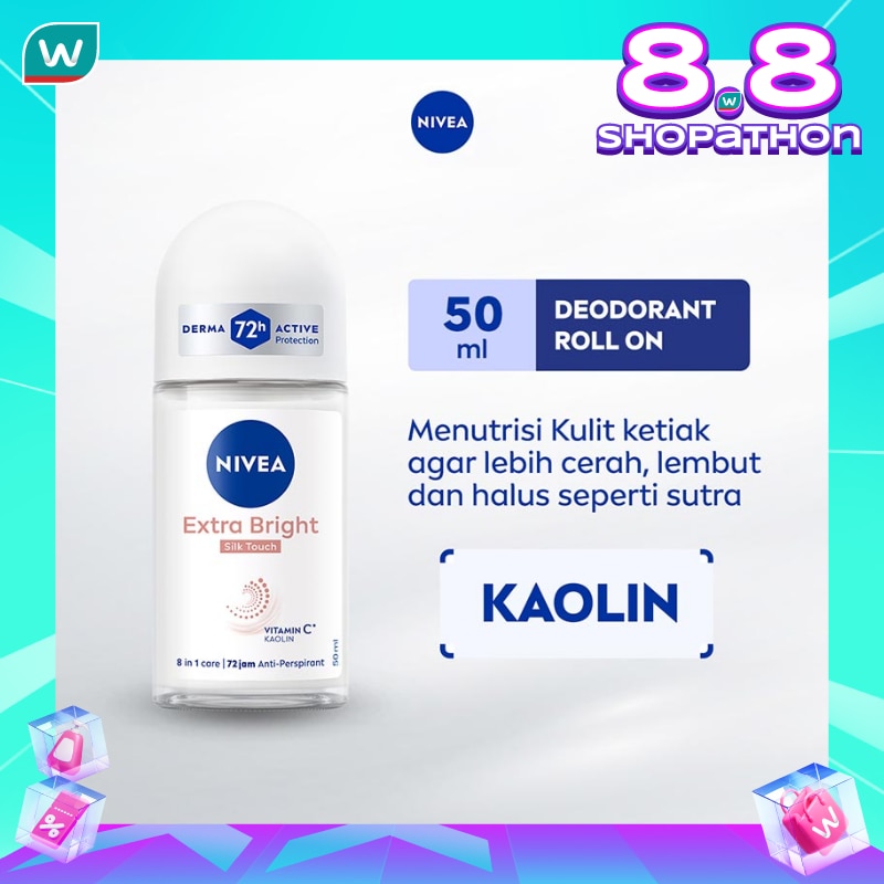 Nivea Deodorant Brightening Silk Touch - Roll On Nivea 50ml