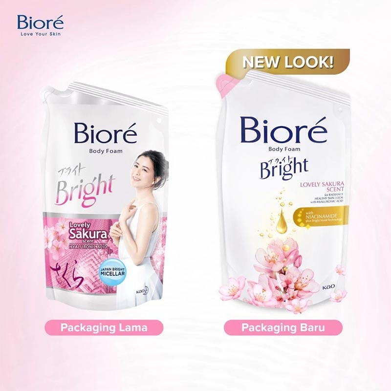 Body Foam Lovely Cherry Sakura Refill 450ml