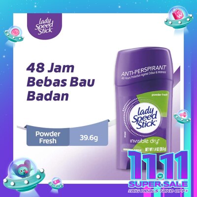 MENNEN Lady Speed Stick Deodorant Powder Fresh 39.6g