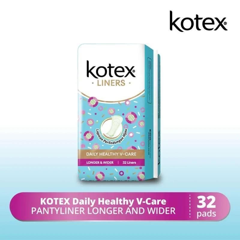 Daily Healthy V-Care Pantyliner Longer & Wider 32'S