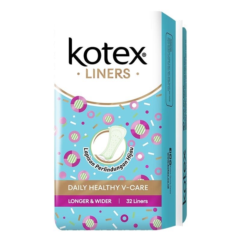Daily Healthy V-Care Pantyliner Longer & Wider 32'S
