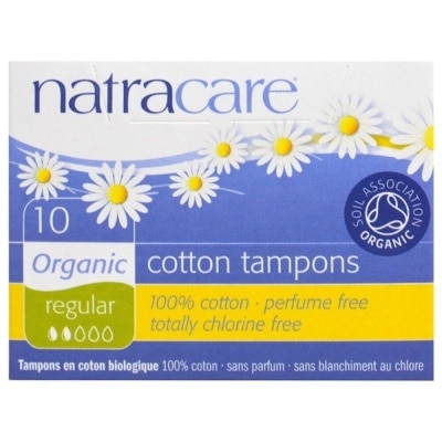 NATRACARE Tampon Organic Regular 10s