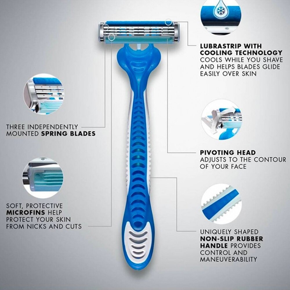 Gillette Blue3 Ice 2s