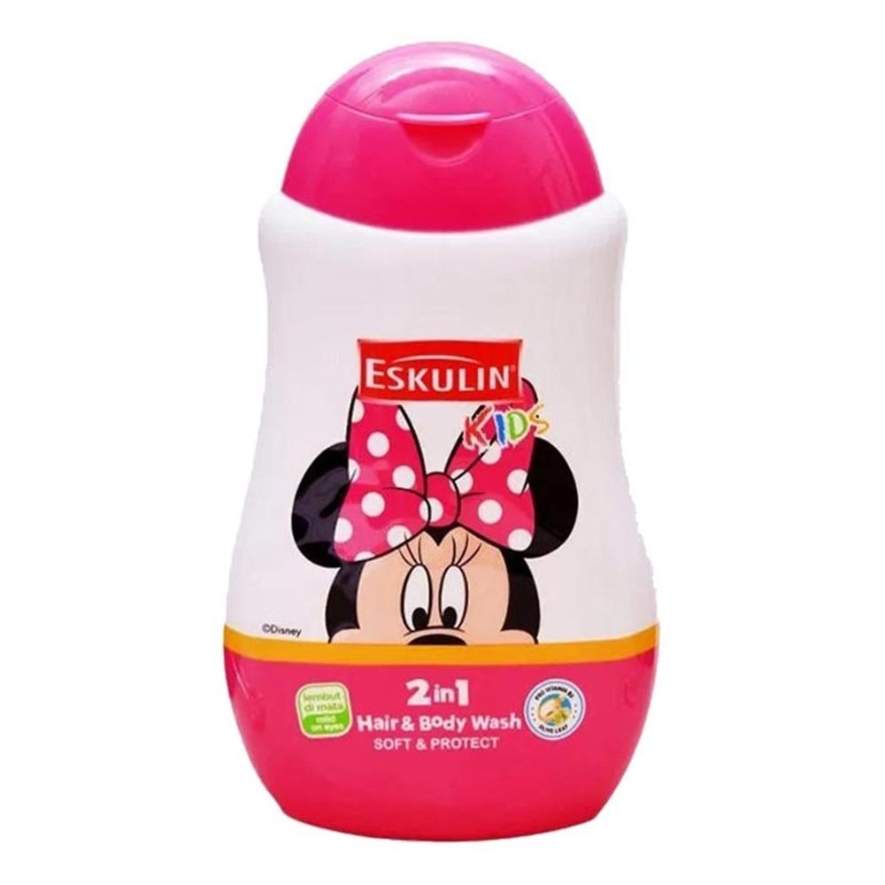 Eskulin Kids Hair & Body Wash Soft & Protect Minnie 280ml