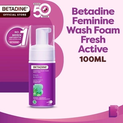 BETADINE - Foam Fresh And Active Sabun 100ml