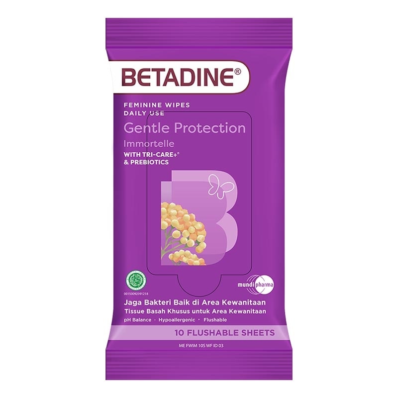 Feminine Wipes Tissue Basah 10'S