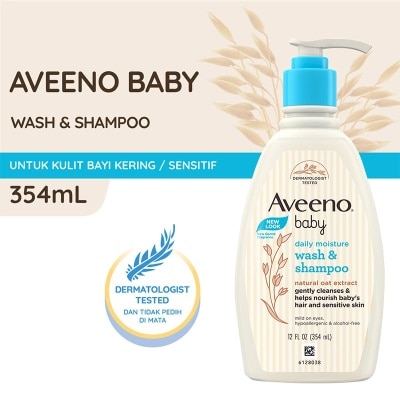 AVEENO Aveeno Baby Daily Moisture Wash & Shampoo 354ml