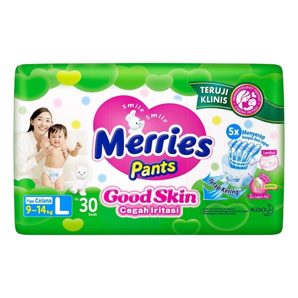 Promo Harga Merries Pants Good Skin L30 30 pcs - Watsons