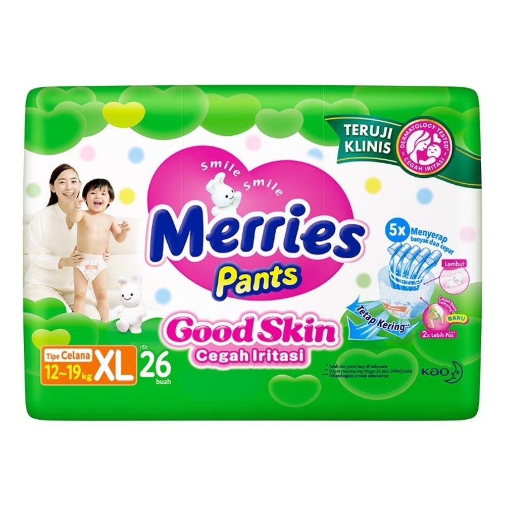 Promo Harga Merries Pants Good Skin XL26 26 pcs - Watsons