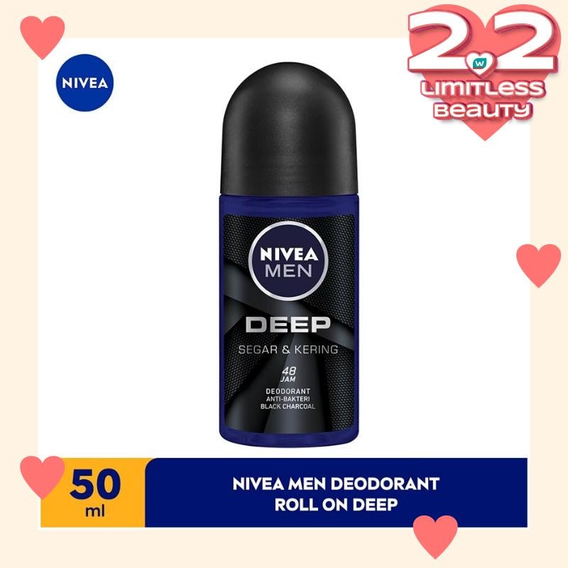 Nivea MEN Deodorant Deep Roll-On 50mL