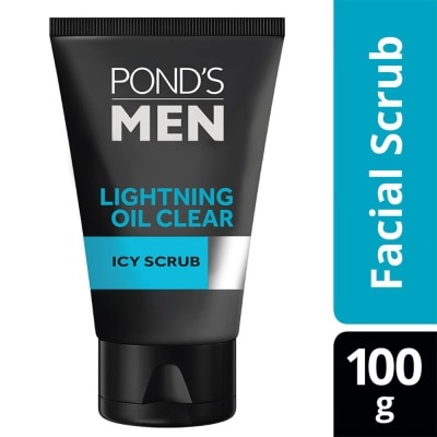 PONDS Men Lightning Oil Clear Facial Scrub 100g