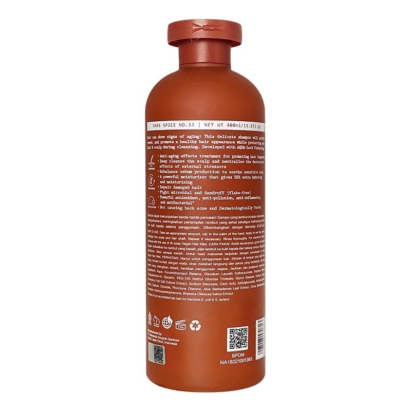 Dr Soap Shampoo Mars Spice No.33 400 Ml