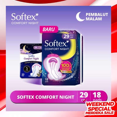 Softex Softex Comfort Night 29Cm 18'S