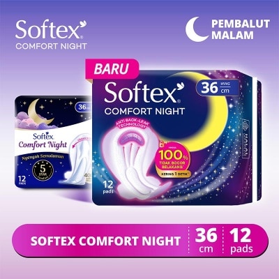 SOFTEX Softex Comfort Night 36Cm 12'S