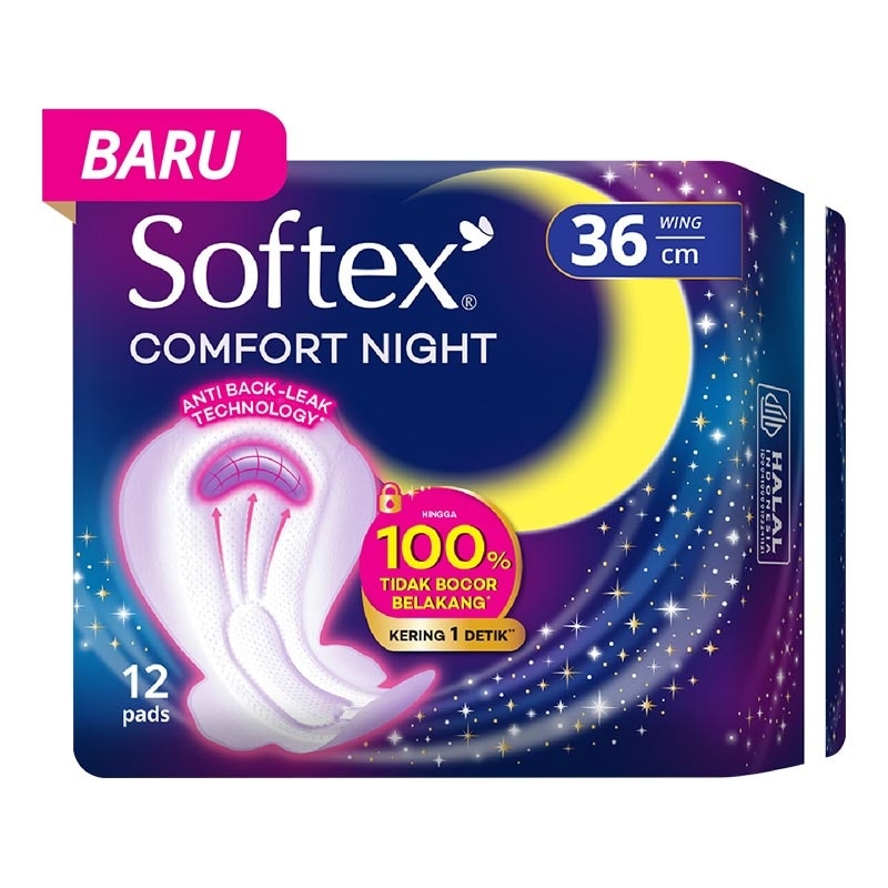 Softex Comfort Night 36Cm 12'S