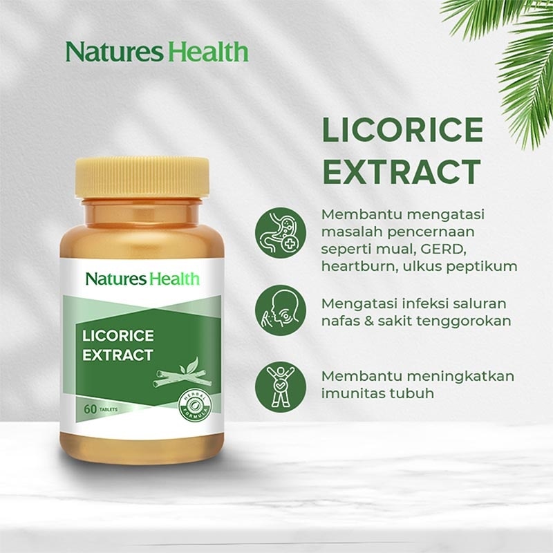 Nature'S Health Licorice Extract 60'S
