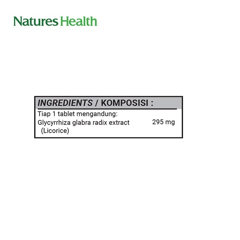 Nature'S Health Licorice Extract 60'S
