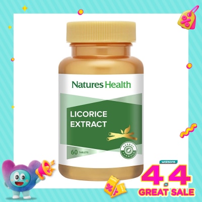 NATURES HEALTH - Licorice Extract Tablet 60'S