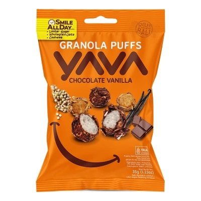 YAVA Granola Puffs Chocolate Vanilla 35g image