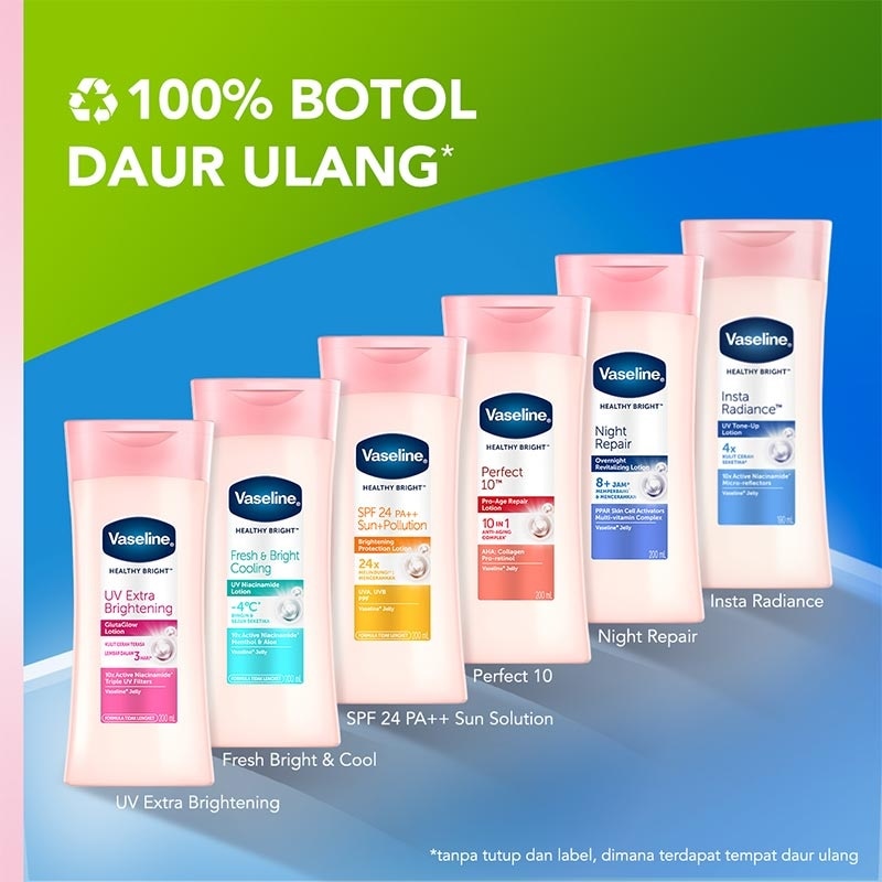 VASELINE BRIGHT PERFECT 10 HBL 400ML