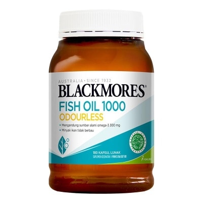 BLACKMORES Blackmores Fish Oil 1000 Odourless 180'S