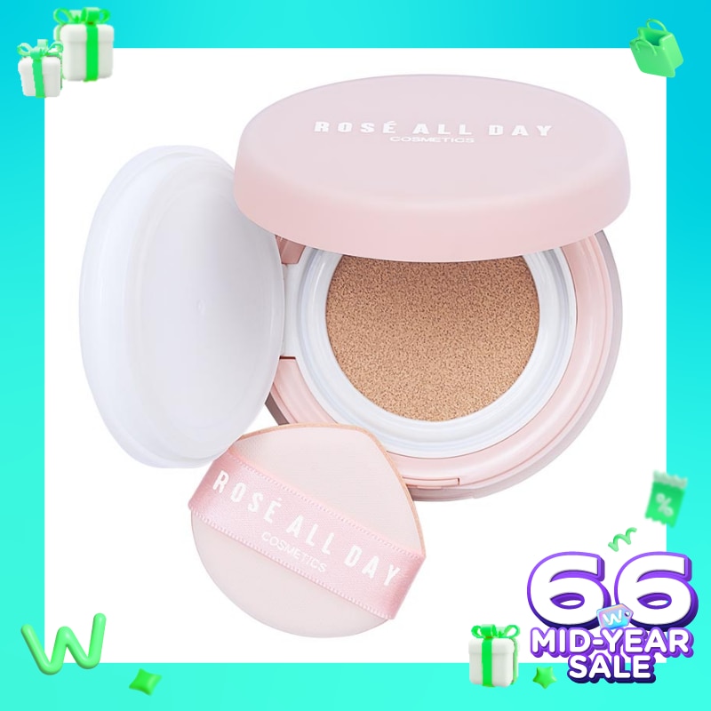 Rosé All Day  The Realest Lightweight Essence Cushion Warm Beige
