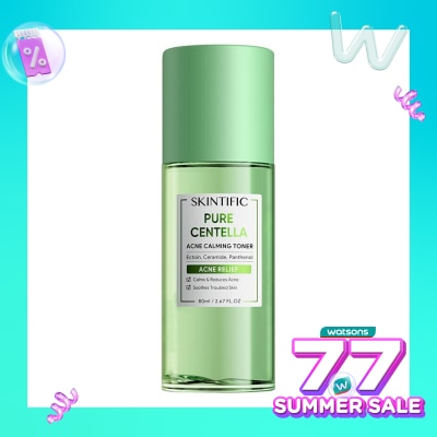 SKINTIFIC SKINTIFIC P/CENTELLA ACNE C/TONER 80ML