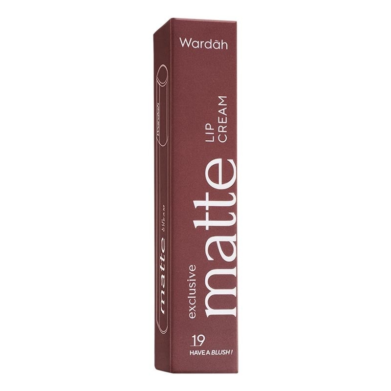 Wardah Exclusive Matte Lip Cream 19 Have A Blush! 4 g