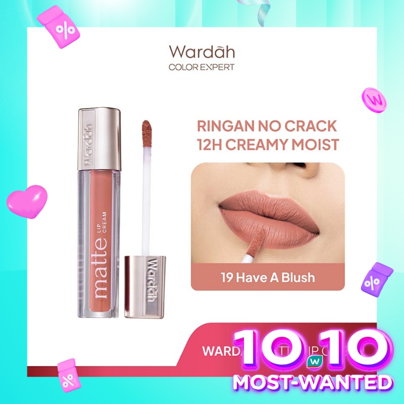 Matte Lip Cream 19 Have a Blush! 4g - Warna Intense dan Tahan Lama - Matte Finish