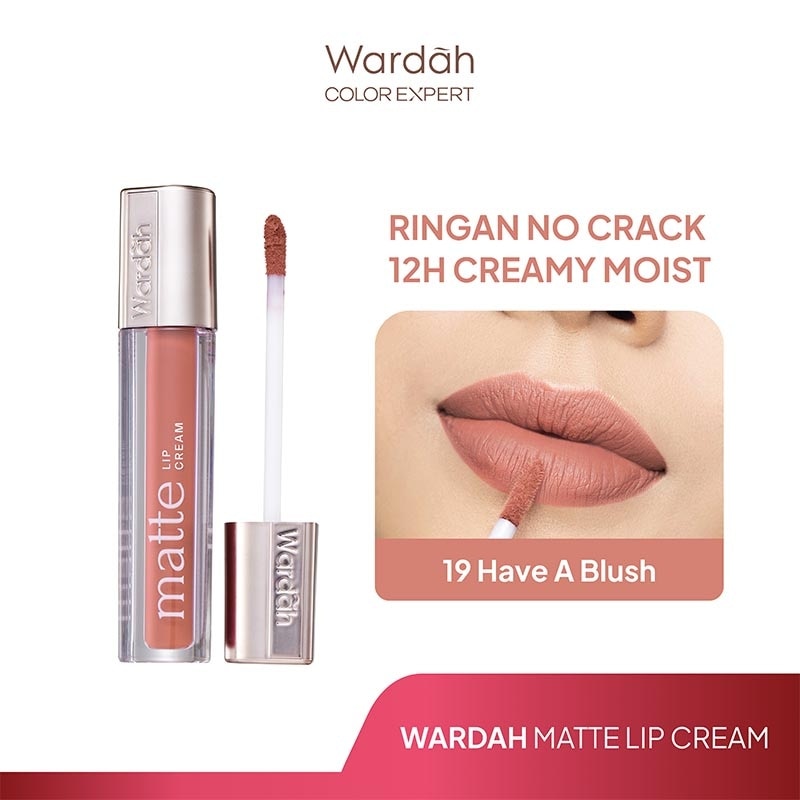 Matte Lip Cream 19 Have a Blush! 4g - Warna Intense dan Tahan Lama - Matte Finish