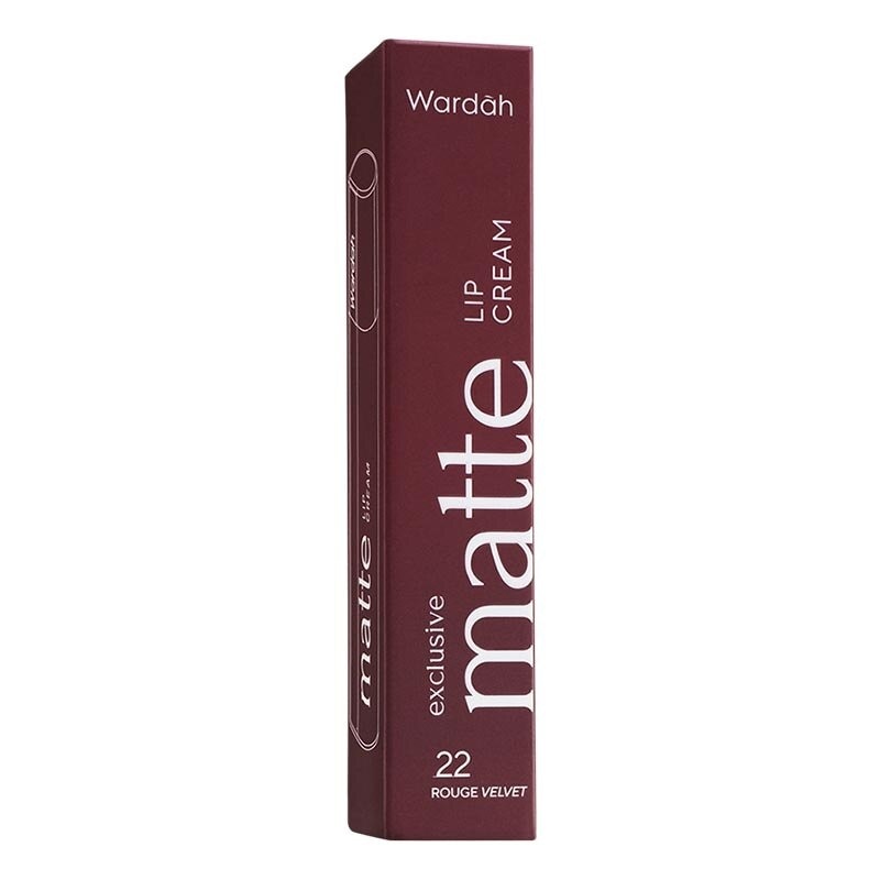 Wardah Exclusive Matte Lip Cream 22 Rouge Velvet 4 g