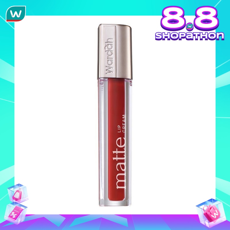 Promo Harga Wardah Exclusive Matte Lip Cream 22 Rouge Velvet 4 gr - Watsons