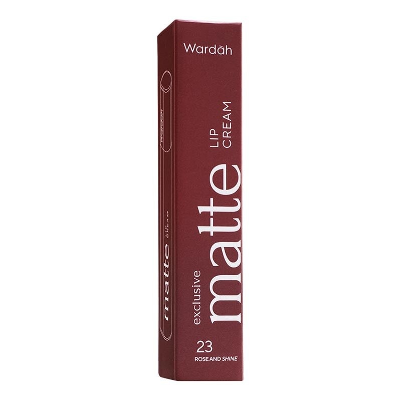 Wardah Exclusive Matte Lip Cream 23 Rose And Shine 4 g