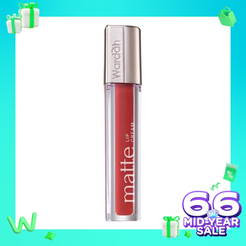 Wardah Exclusive Matte Lip Cream 24 Cherry-Go-Round 4g