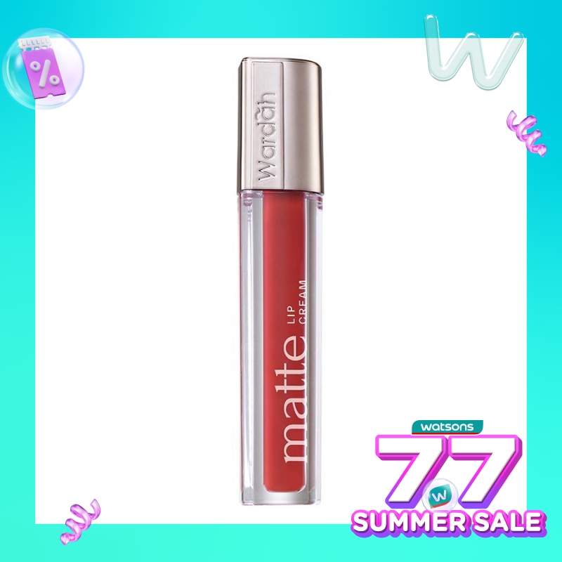 Wardah Exclusive Matte Lip Cream 24 Cherry-Go-Round 4g