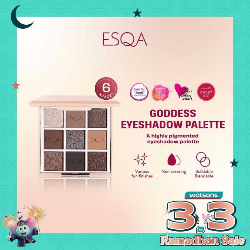 ESQA Esqa Eye Shadow Palete Steel Goddes
