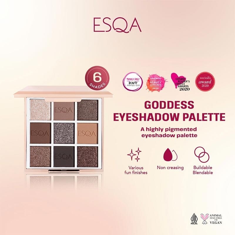 Esqa Eye Shadow Palete Steel Goddes