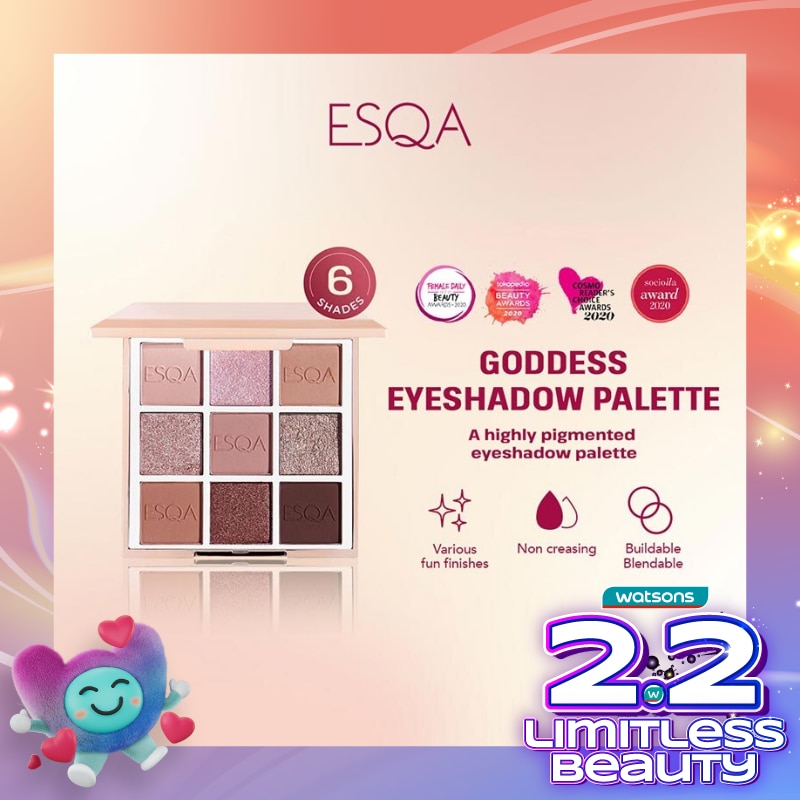 ESQA Esqa Eye Shadow Palete Mauve Goddess