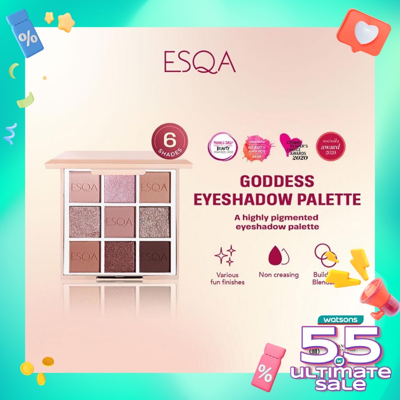 ESQA Esqa Eye Shadow Palete Mauve Goddess
