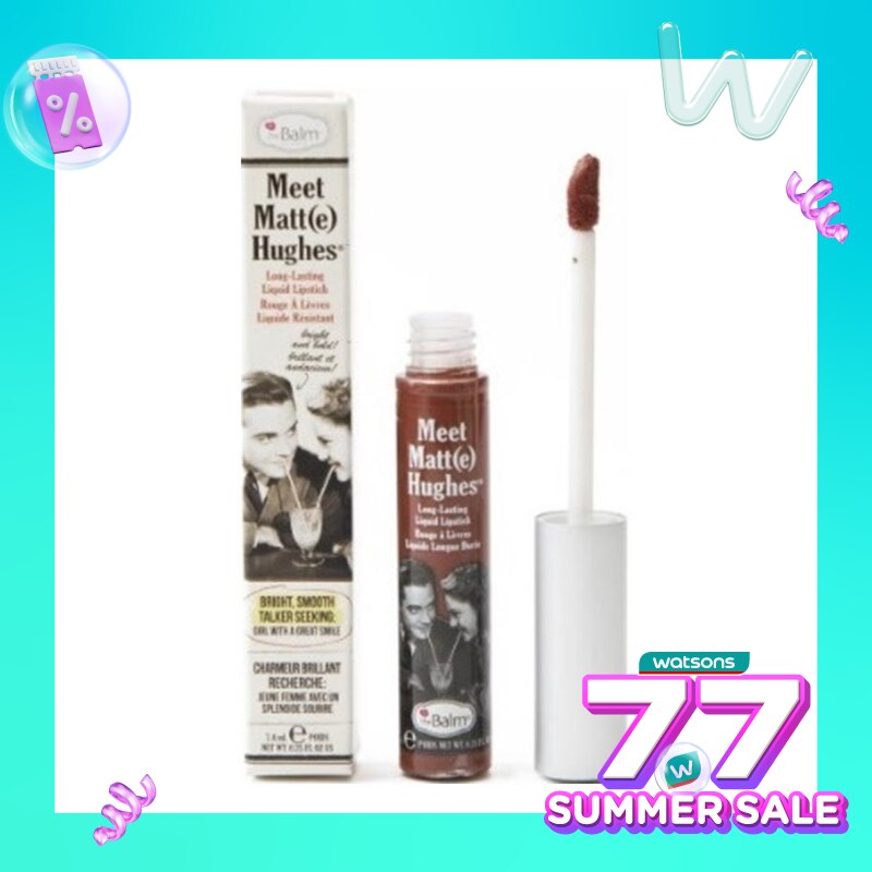 The Balm Meet Matte Hughes Long Lasting Liquid Lipstick Trustworthy 7.4ml