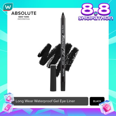 ABSOLUTE NY Absolute New York Long Wear Waterproof Gel Eye Liner Black 1.1g