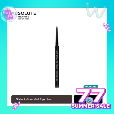 ABSOLUTE NY Absolute New York Glide & Glam Gel Eye Liner Black 0.12g
